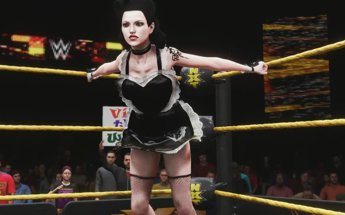 女仆制服装小姐姐的极限法则赛wwe2k20