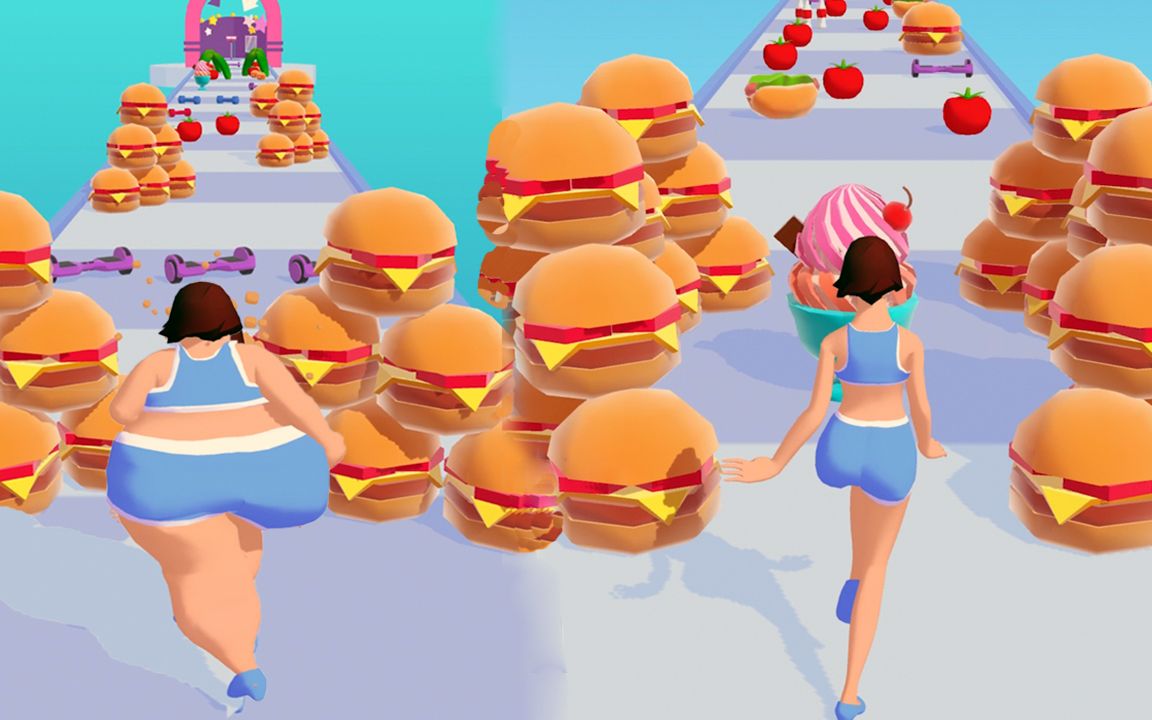 吃货冲冲冲:白雪吃了后母送来的美食 变成了大胖子?游戏