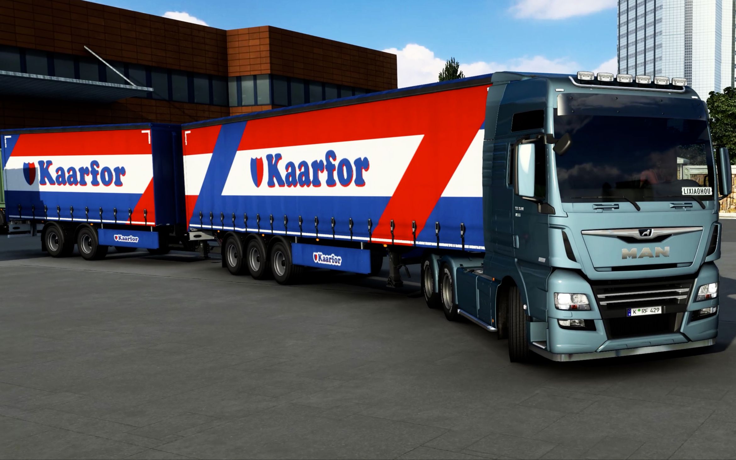 [4k]欧卡2 - 遵纪守法玩欧卡 - man双挂车 - 阿姆斯特丹到不来梅