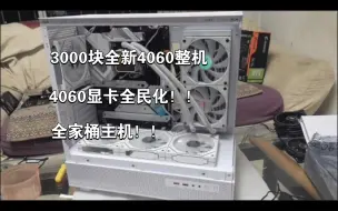 下载视频: 3000预算4060全新整机，小白可抄作业，4060全民化