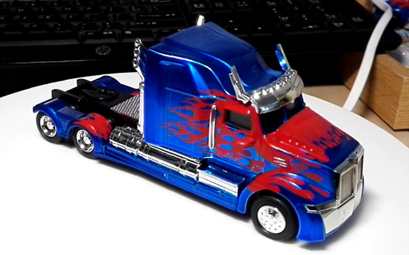 jada 变形金刚5 擎天柱拖车 【东知玩具】_哔哩哔哩_bilibili