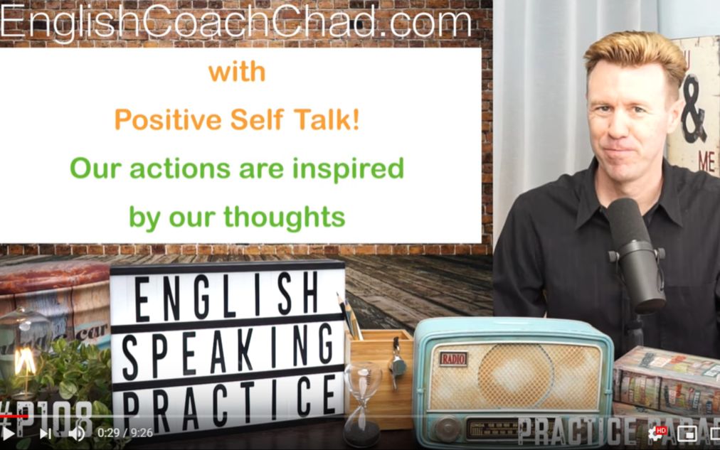 英语口语训练教程#P108Positive Self Talk English Speaking Practice哔哩哔哩bilibili