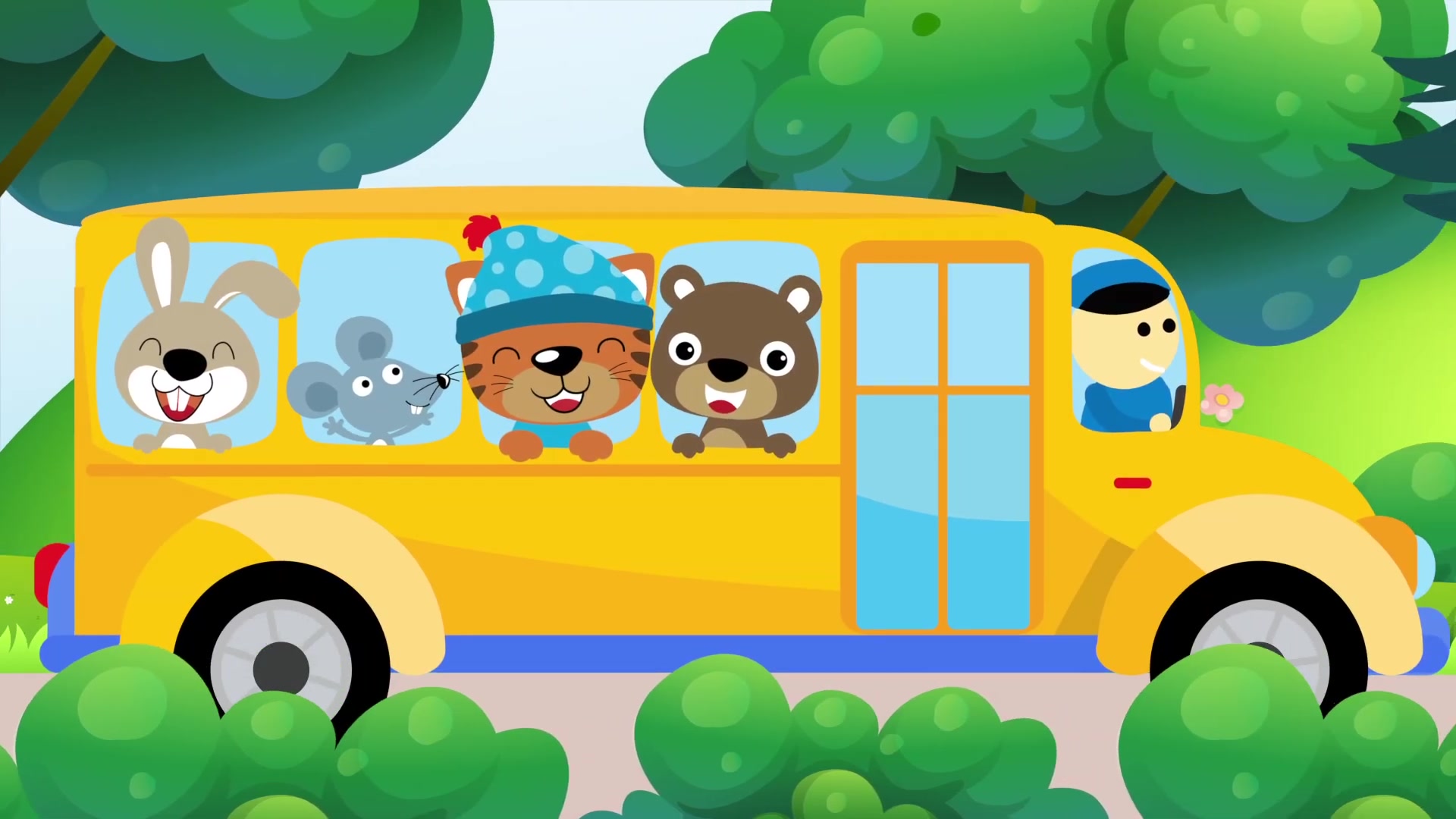 the wheels on the bus in spanish - las ruedas