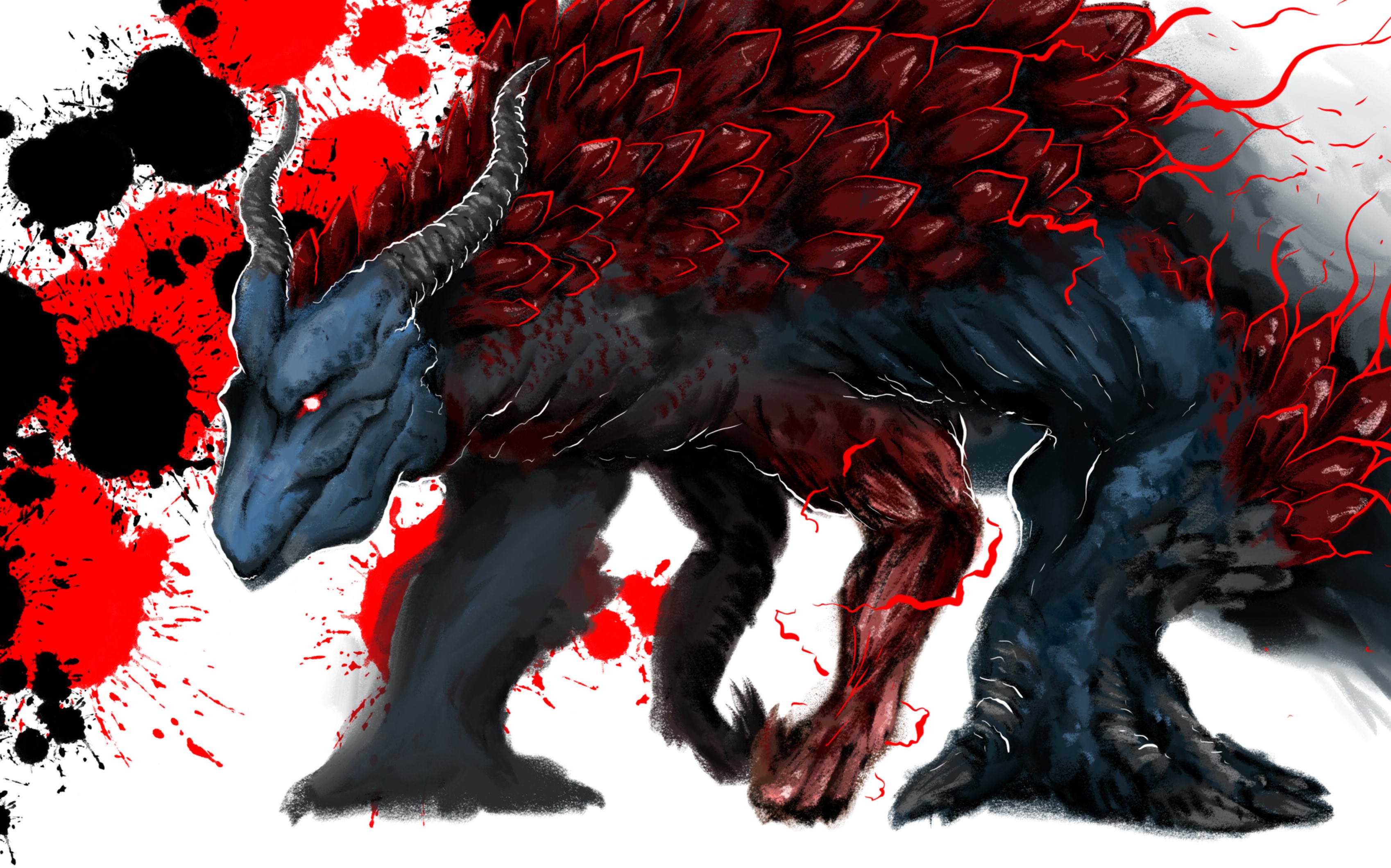 绘画冥渊龙深渊之主怪物猎人崛起世界