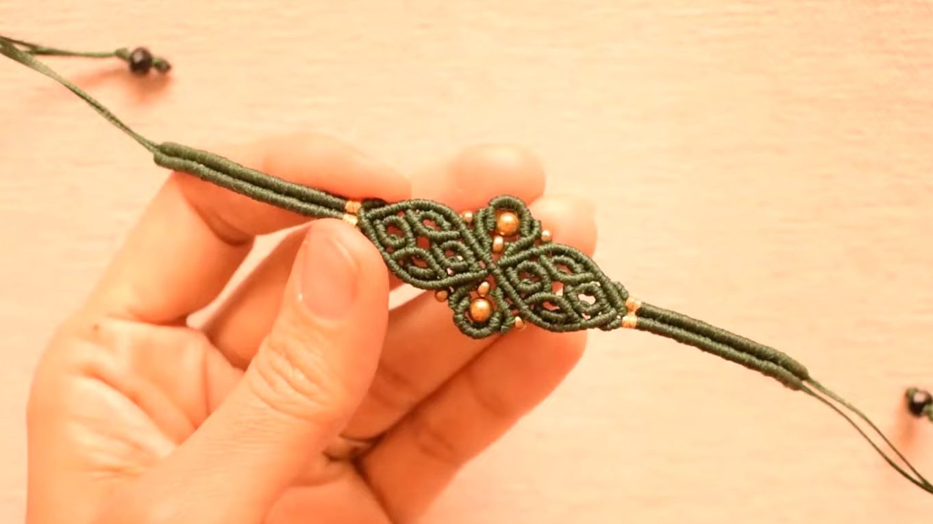 【sainabaft】绳编手链教程036