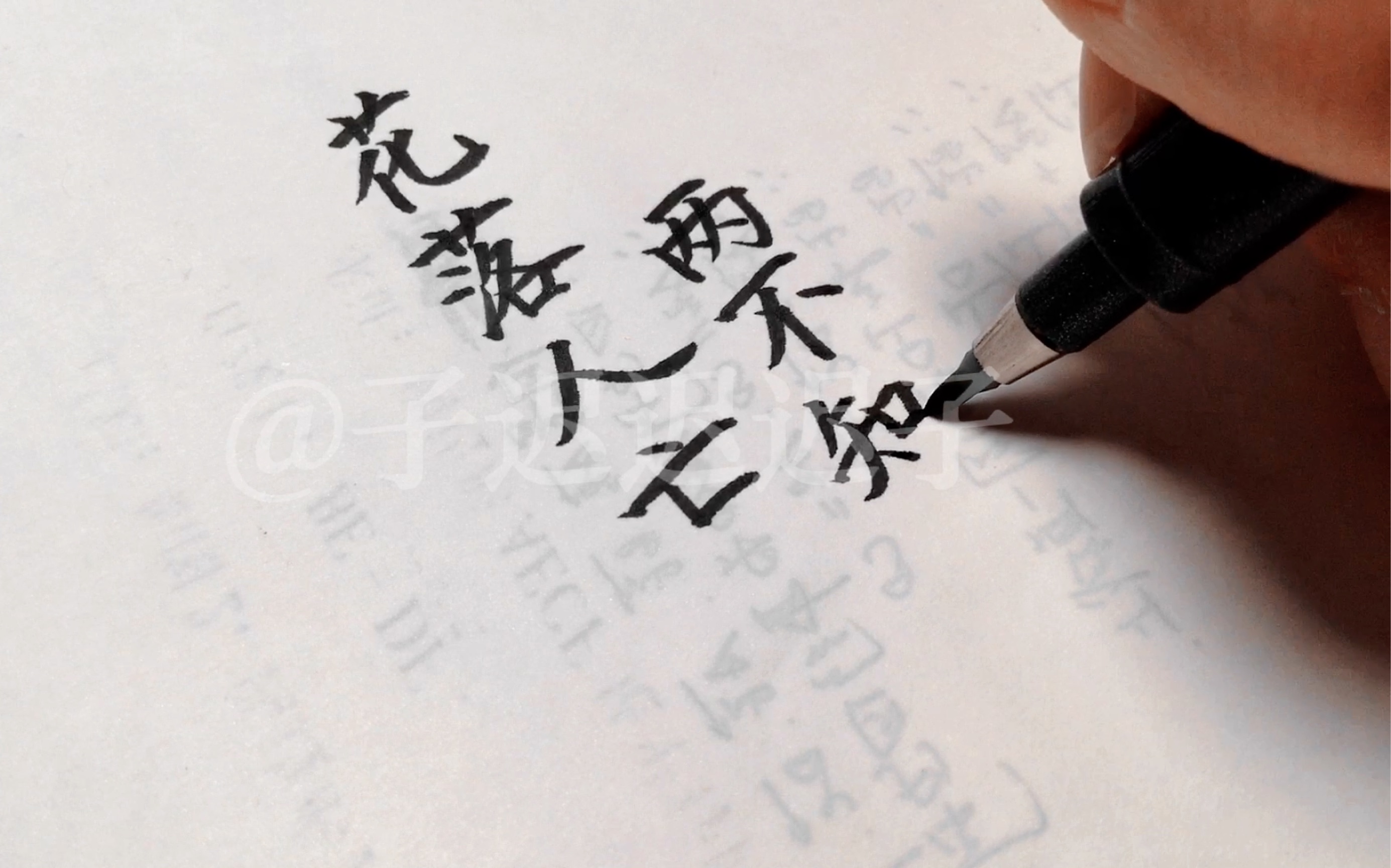 【手写】秀丽笔