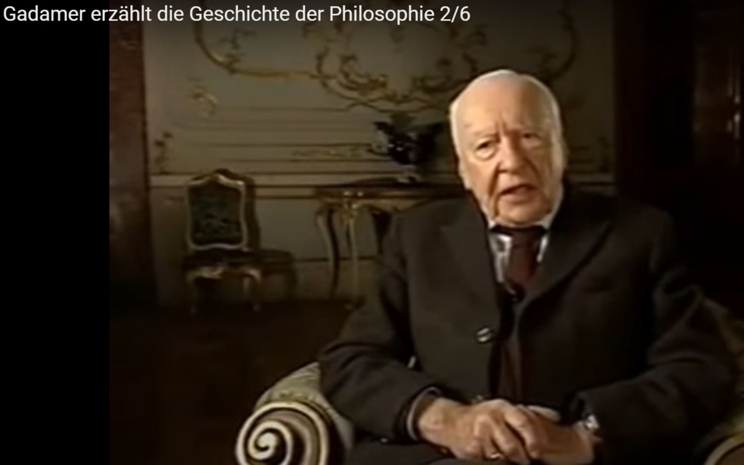 [图]德国哲学家伽达默尔 Gadamer 谈哲学史之二： 希腊化时代以及世界公民