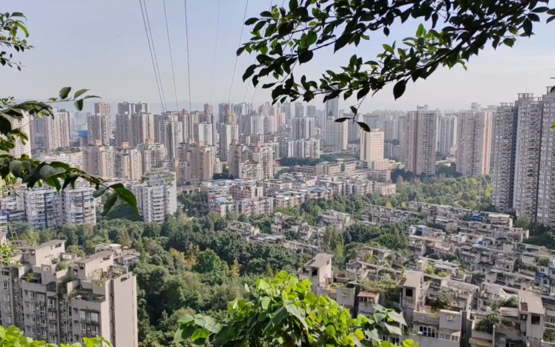 用360全景相机记录,登顶双山公园之颠,瞰大渡口城区风景