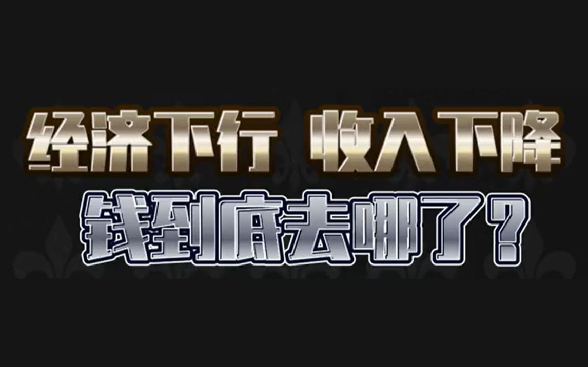 经济下行收入下降钱到底去哪了?本视频仅代表个人思考无特殊意义哔哩哔哩bilibili