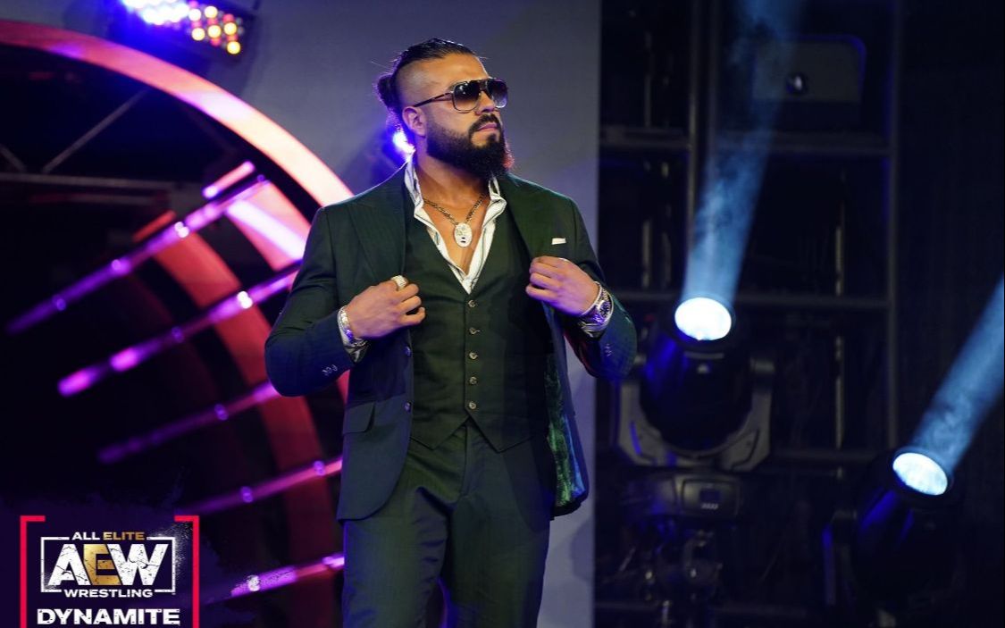 aew比赛:单打赛 安德雷德 vs 科迪·罗兹_哔哩哔哩_bilibili