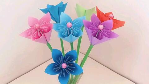 手工 漂亮的立体花花束制作 哔哩哔哩 手工 漂亮的立体花花束制作 哔哩哔哩