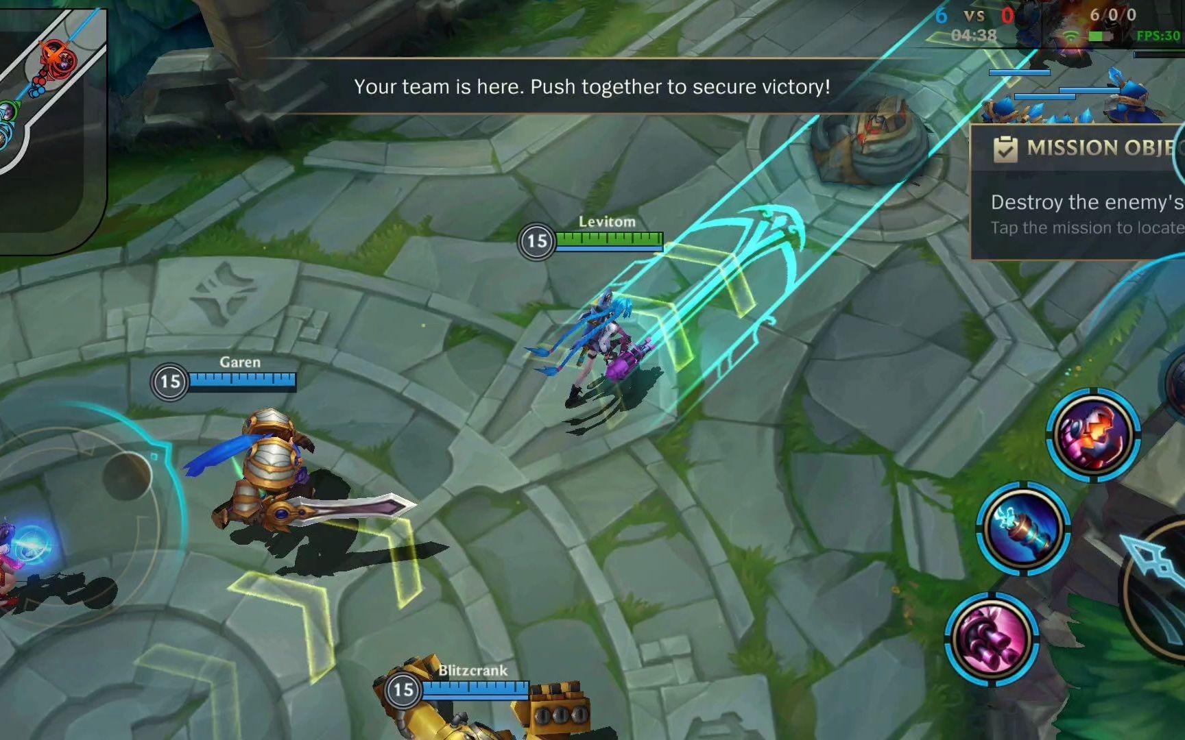 lol手游wildrift前期特辑金克斯的新手教程①