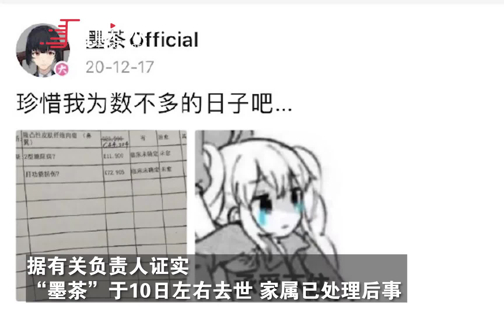 会理县回应b站up主墨茶去世:遗体已火化,正调查善后