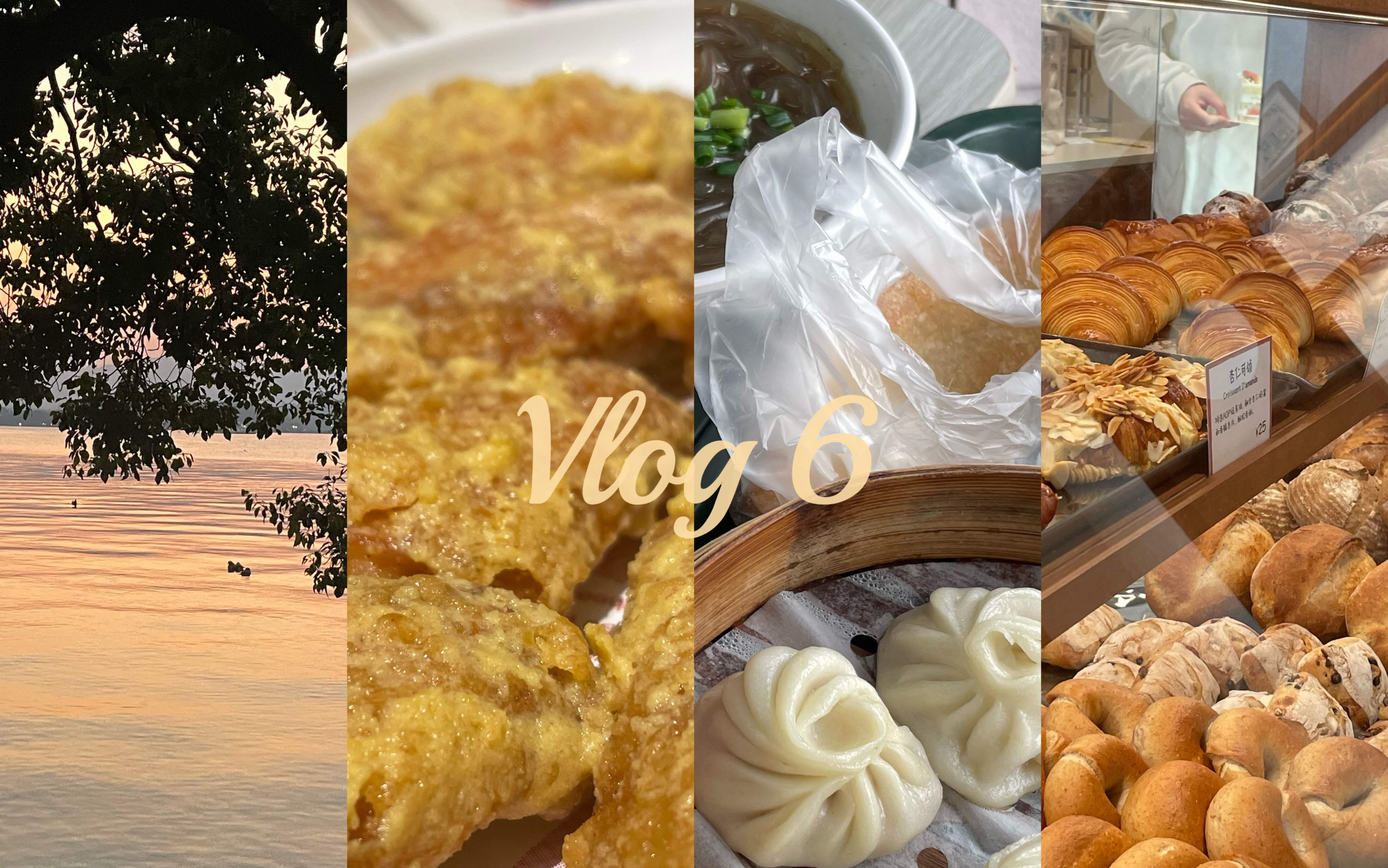 Vlog 6|杭州游|知味观|西湖日落|新白鹿|灵隐寺|新丰小吃|五谷七福哔哩哔哩bilibili