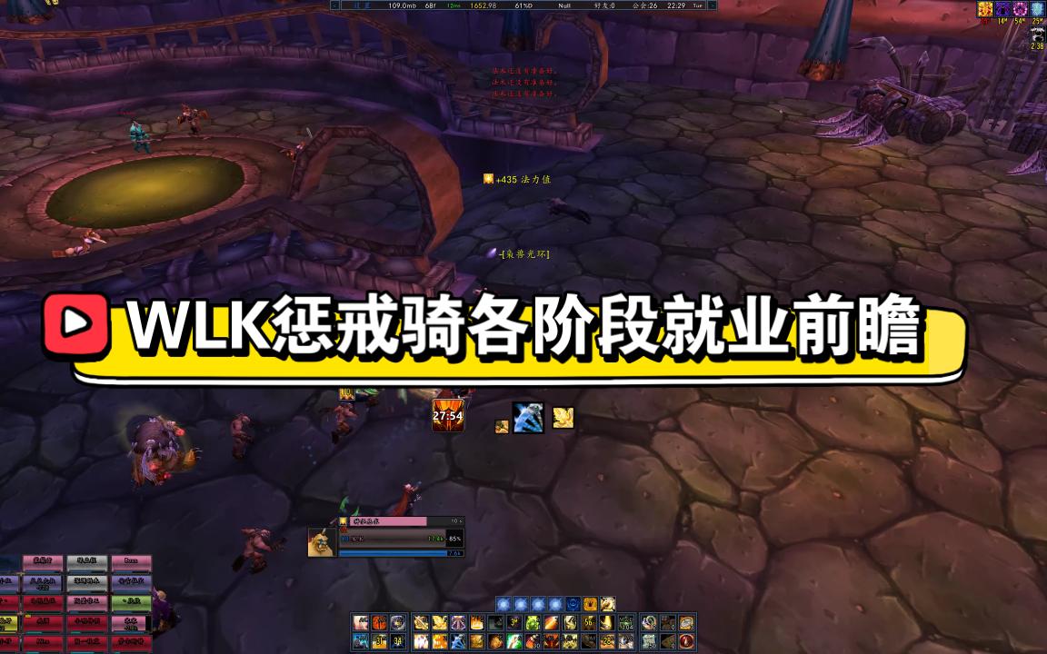 WLK惩戒骑各阶段就业前瞻【宋宋】魔兽世界