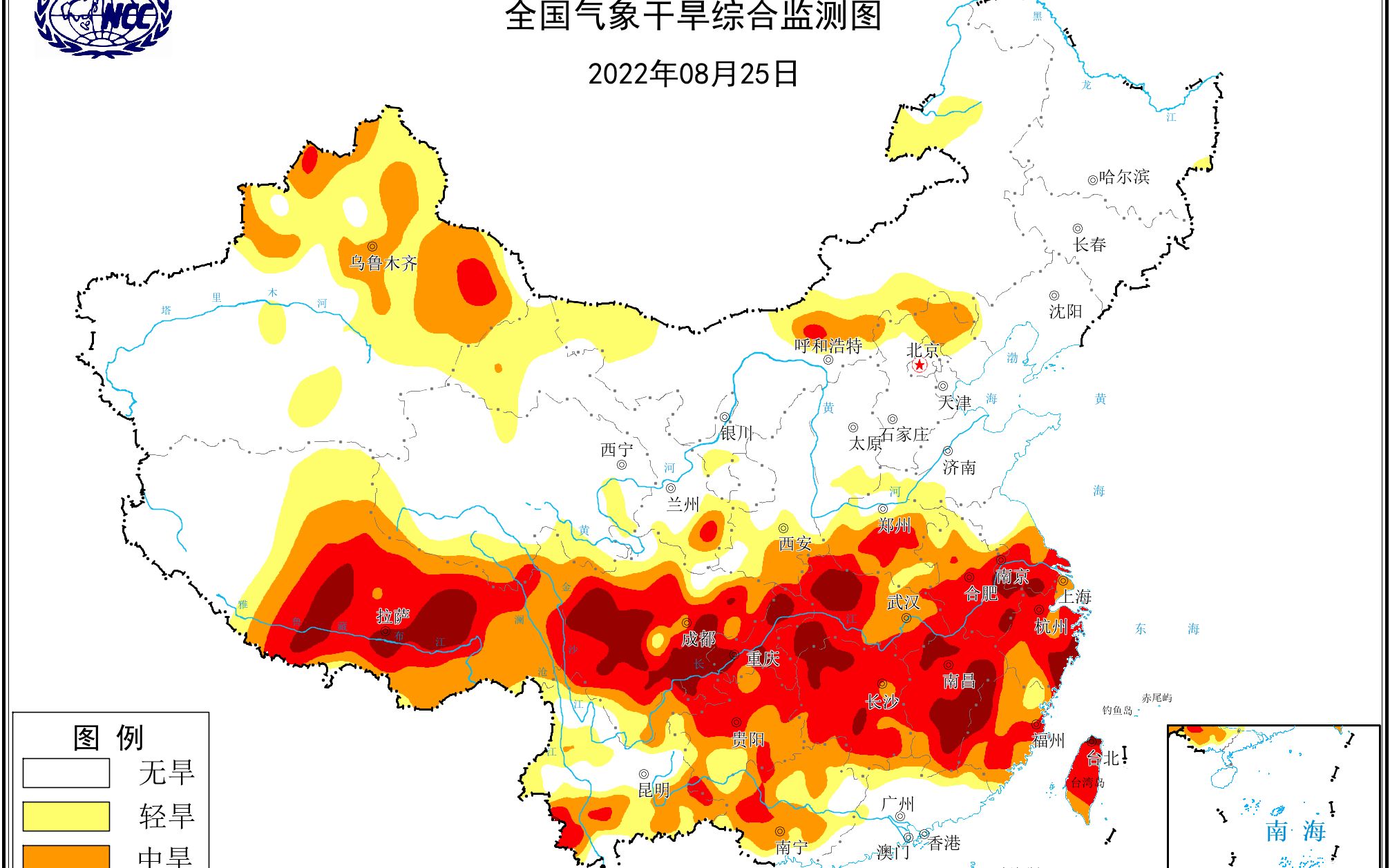 2022年全年气象干旱监测图哔哩哔哩bilibili