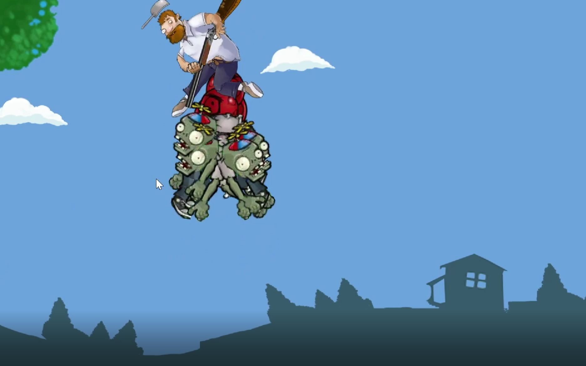 daifurush植物大战僵尸之戴夫飞天