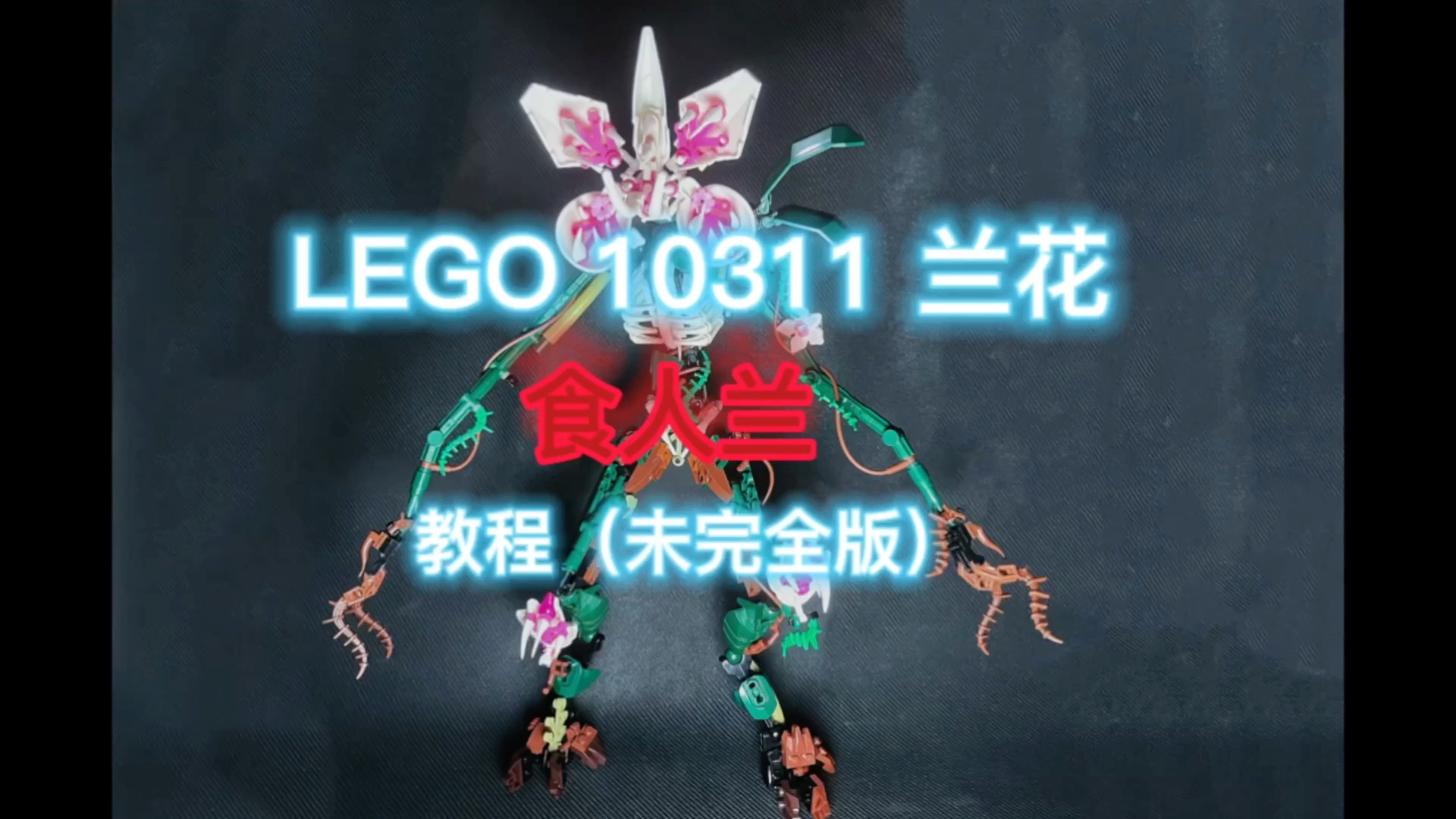 [图]LEGO 10311兰花 Jayfa魔改 食人兰教程（未完全版）