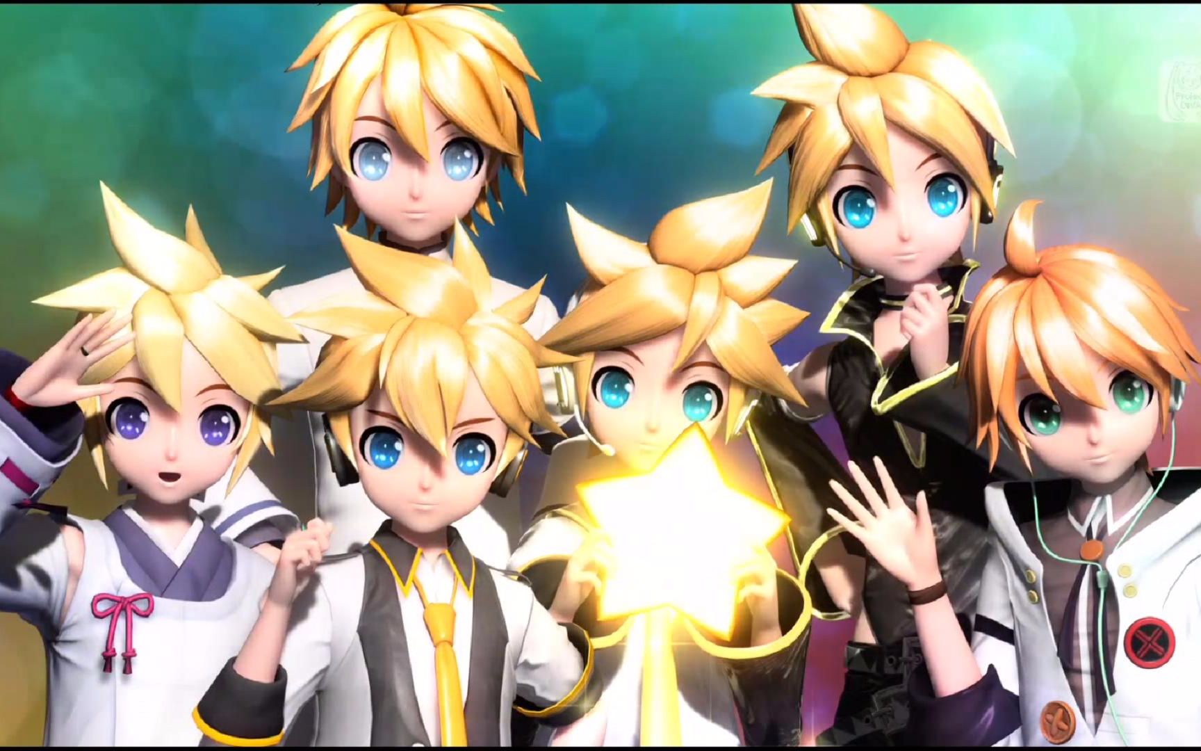 【初音ft】decorator(镜音レン:公式,青月,蓝铁,朋克,执行部,白色裂纹