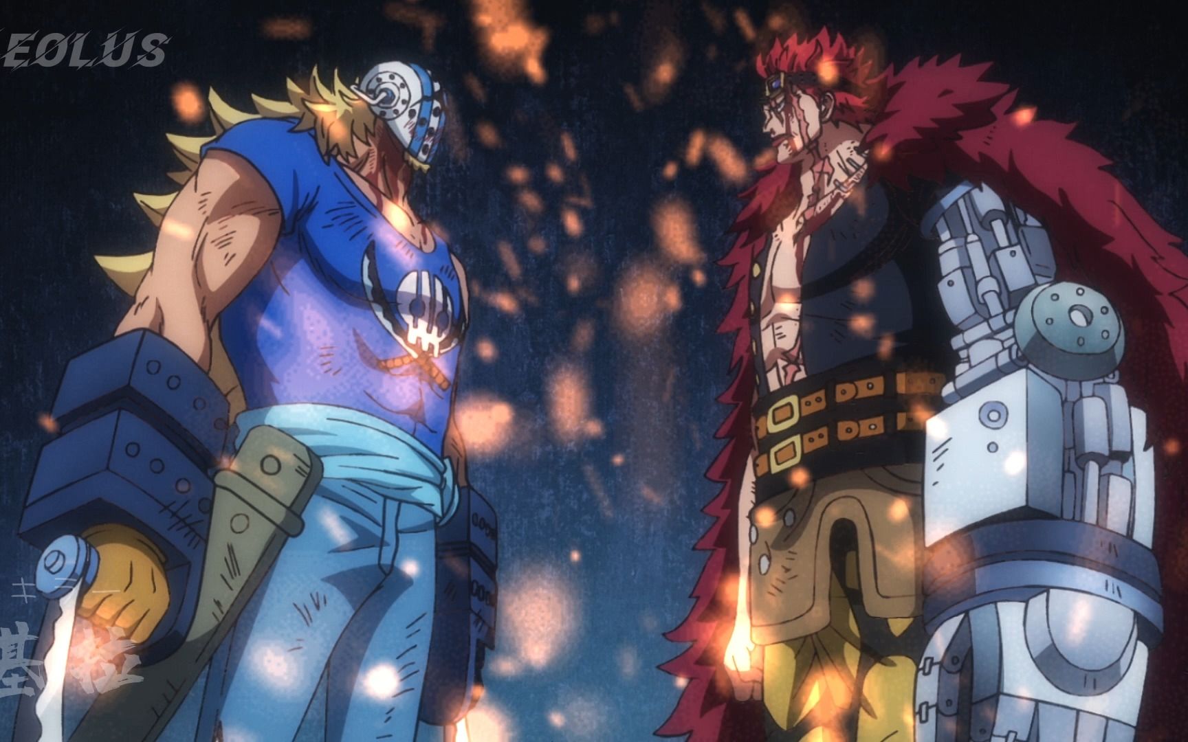 基拉vs霍金斯,咋滴,基德也要成为海贼王啦?