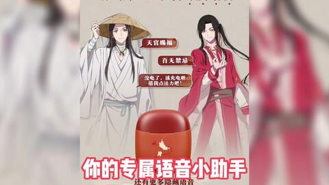 Bilipods Popo系列天官赐福动画狐花鼬怜真无线耳机套装 哔哩哔哩