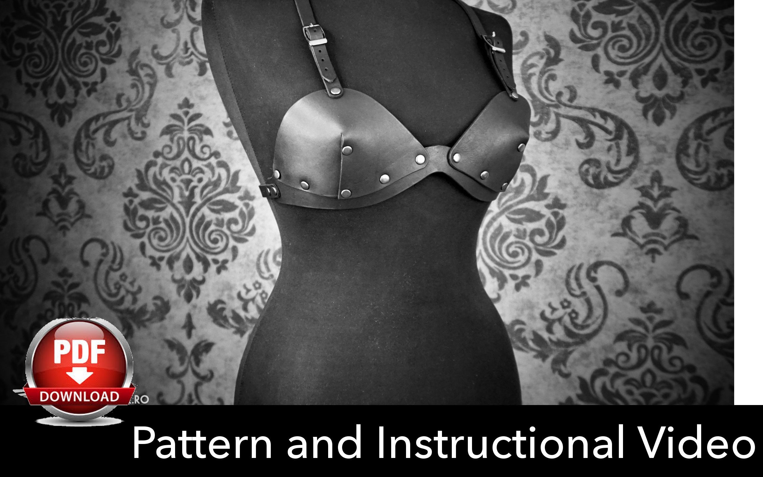 如何制作皮革文胸  教程和图案下载 / How to Make a Leather Bra Tutorial and Pattern Download哔哩哔哩bilibili