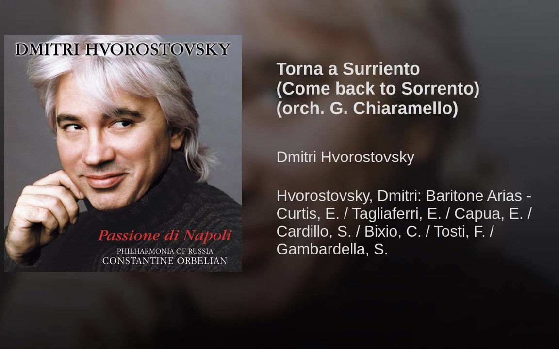 [图]Torna a Surriento重归苏莲托-E.Curtis-Dimitri Hvorostovsky