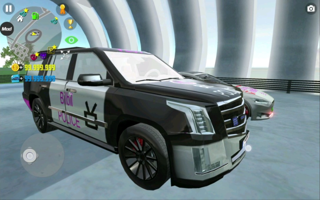 【汽车模拟器2】做了bilbil警车和宣传车涂装,感谢b站让我度过了一个