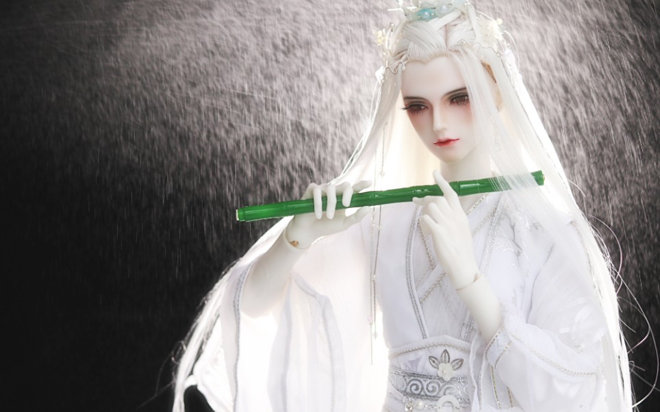 【bjd娃娃】龙魂淼君绝美颜值热缩片发饰新尝试