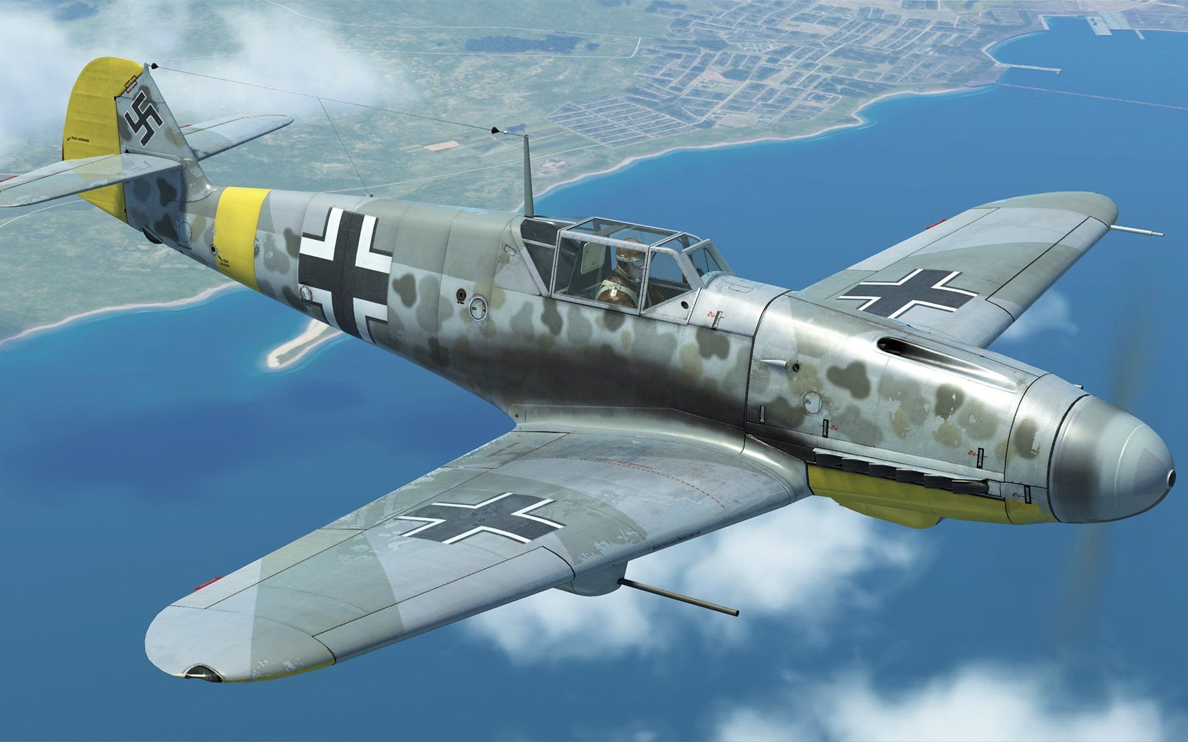 【战争雷霆】bf109f4我称之为最好的109_单机游戏热门视频