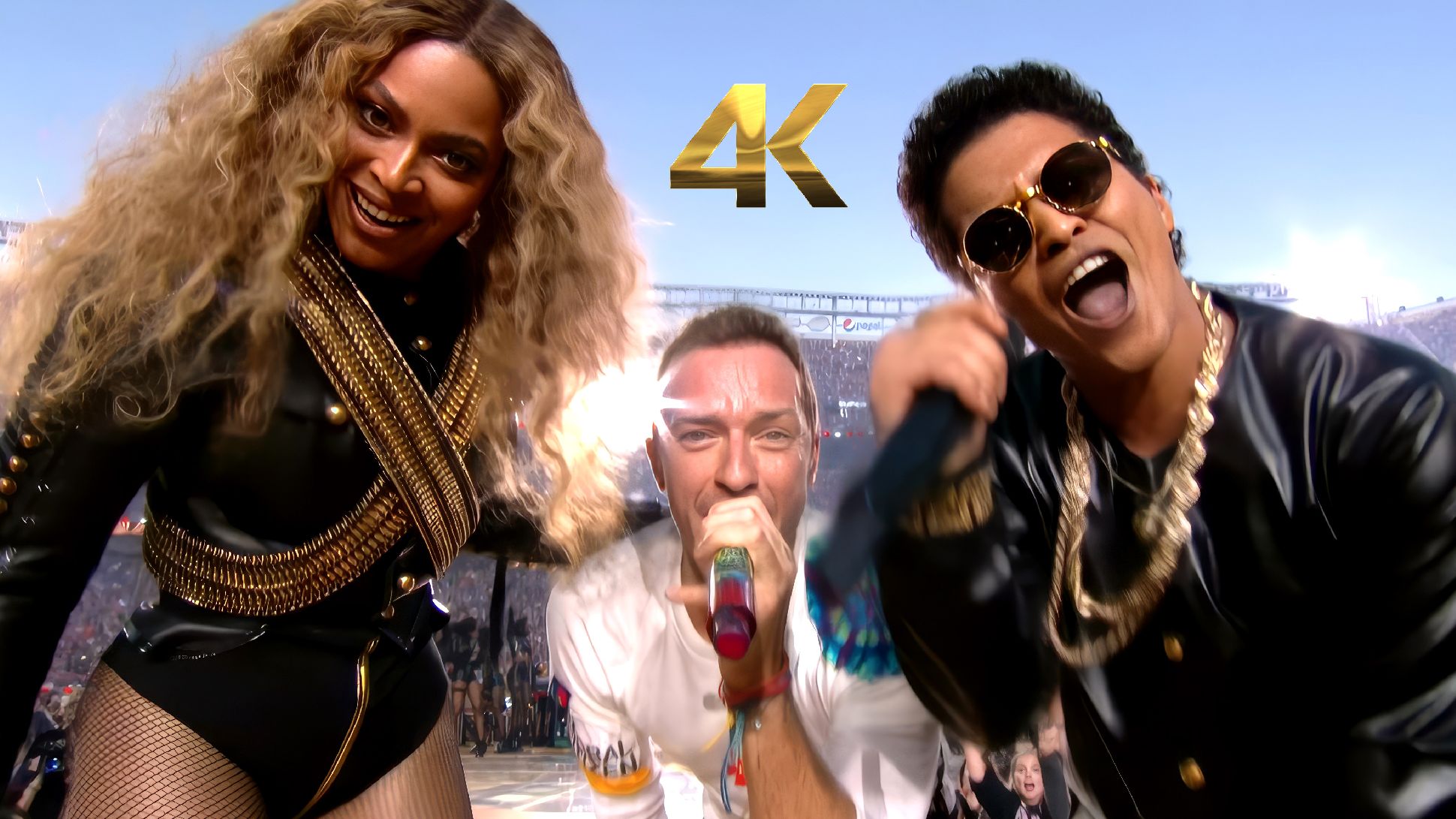 【4K纯享版】Coldplay,Beyoncé,Bruno | 2016超级碗中场表演全记录 | Super Bowl 50 Halftime Show