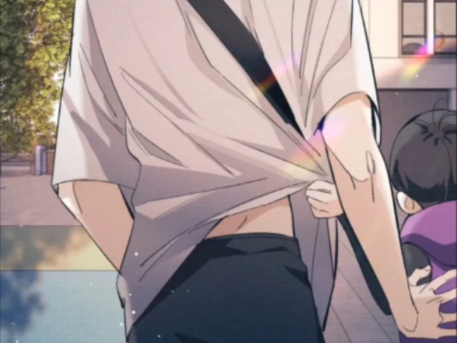 撒野漫画-顾飞看自己的男朋友,看迷了