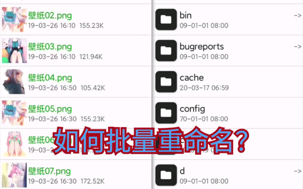 批量重命名文件名称哔哩哔哩bilibili