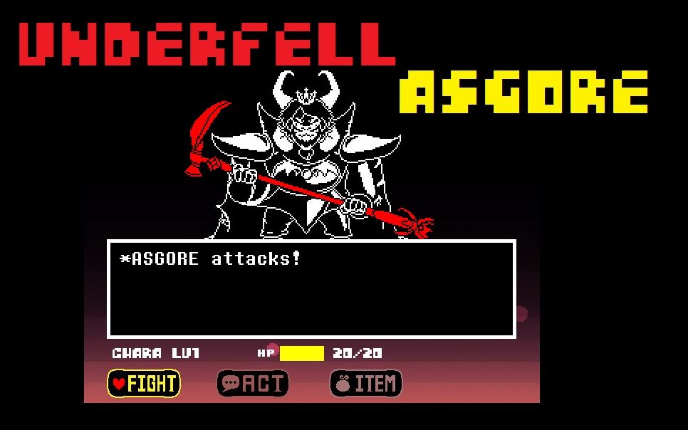 underfell残暴国王asgore战初见