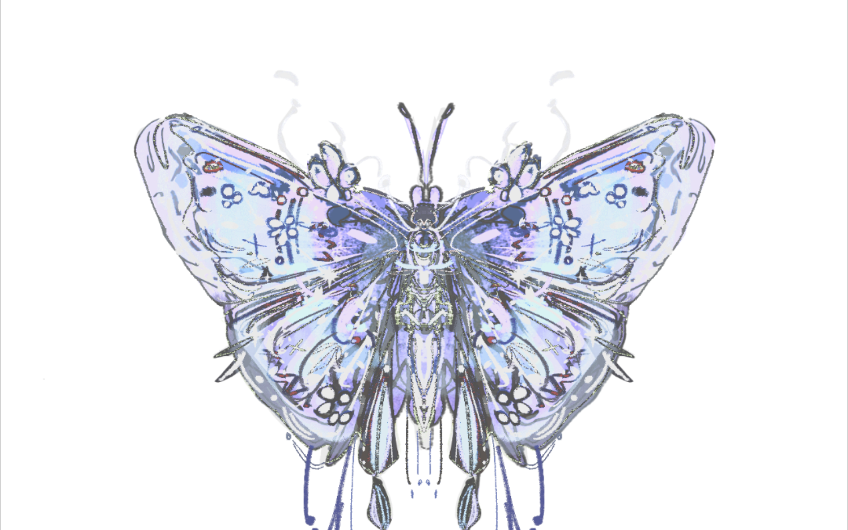 【画加接稿】画了半年蝴蝶真的会有进步吗