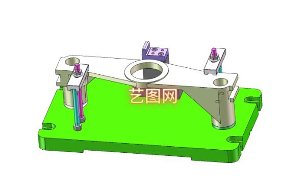 831006拨叉铣断开夹具设计三维模型CAD图纸说明书C25067哔哩哔哩bilibili