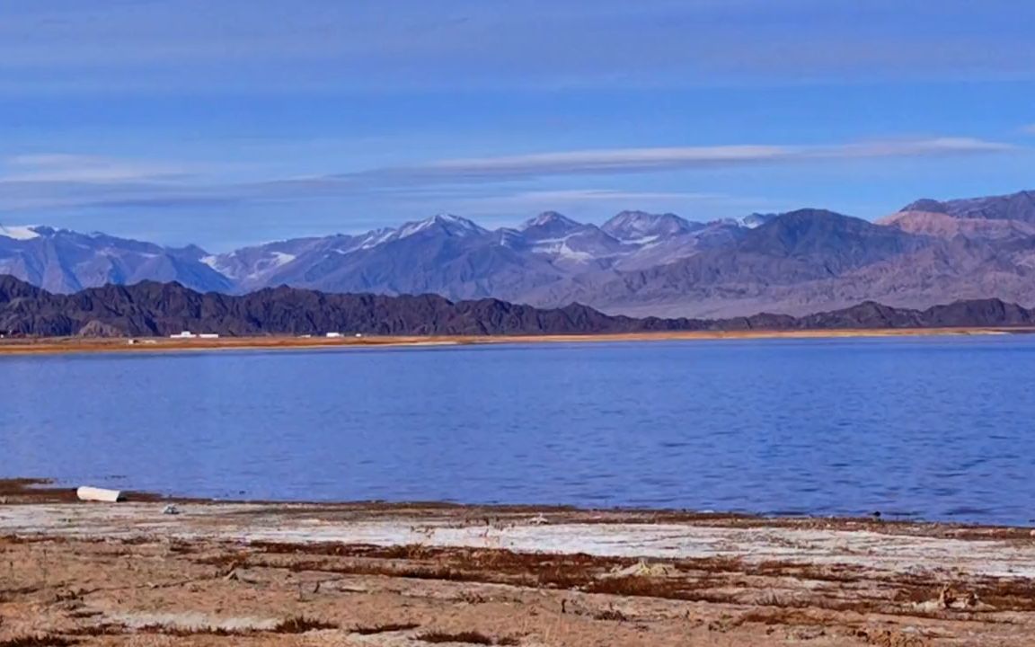 今日的小柴旦湖,蓝的无以言表,你说呢?