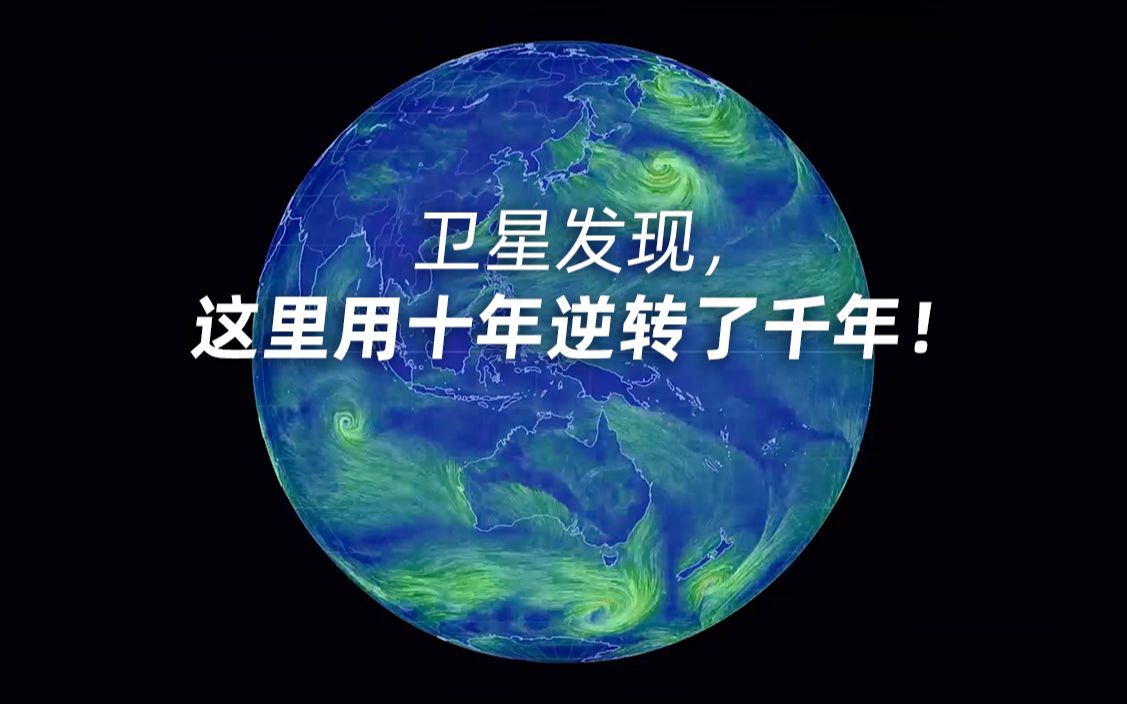 [图]卫星发现，这里用十年逆转了千年！