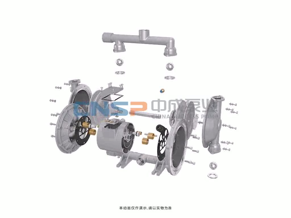 电动隔膜泵结构演示动画哔哩哔哩bilibili