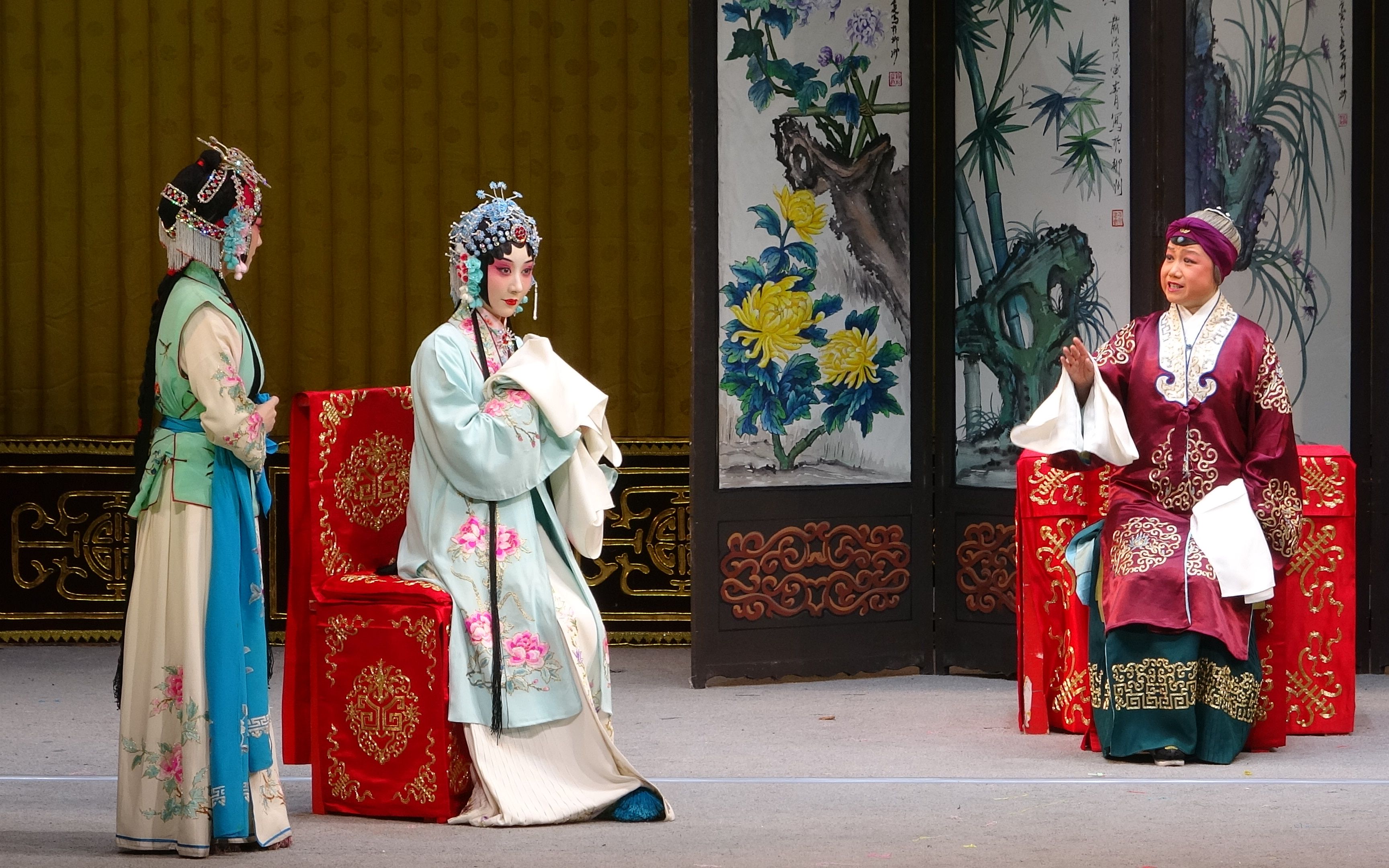 2022年3月19日,北京京剧院在吉祥大剧院演出《碧玉簪》沙霏 饰 张玉贞