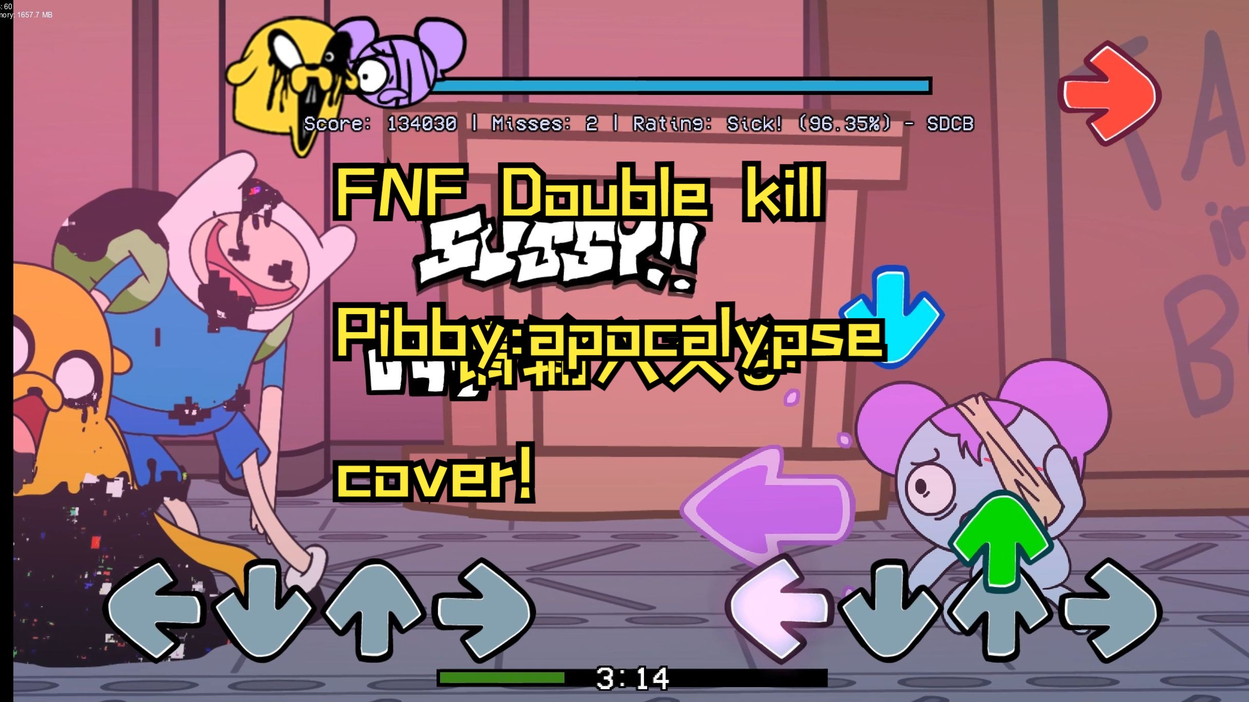 fnf double kill pibby:apocalypse cover! [download