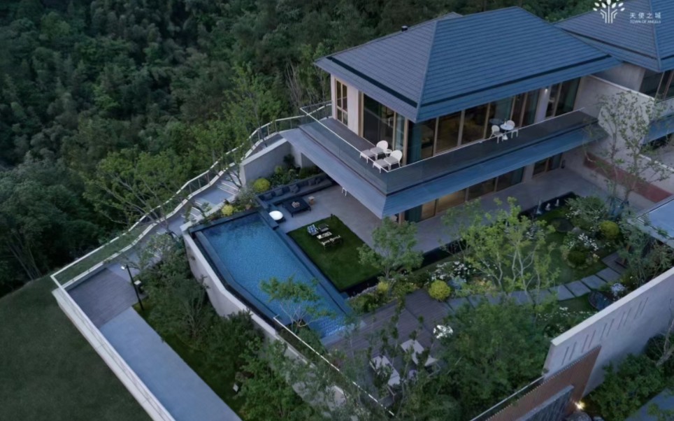 杭州西现代合院,天使小镇,合山境,四面云山皆入画,满城烟火可成诗