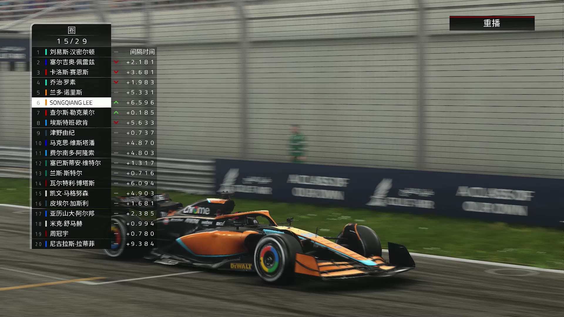 《f1 22》迈凯伦车队生涯模式巴林大奖赛高光