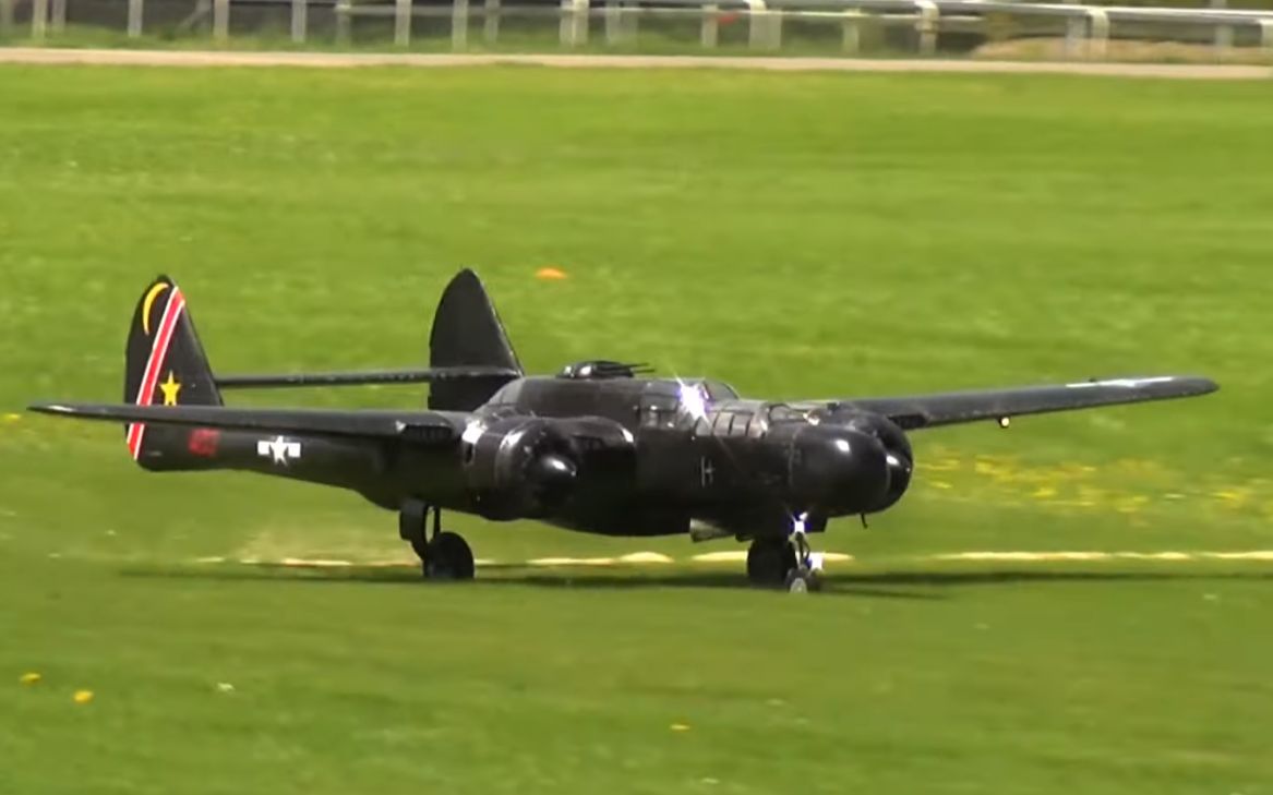 rc遥控美国p61黑寡妇战斗机