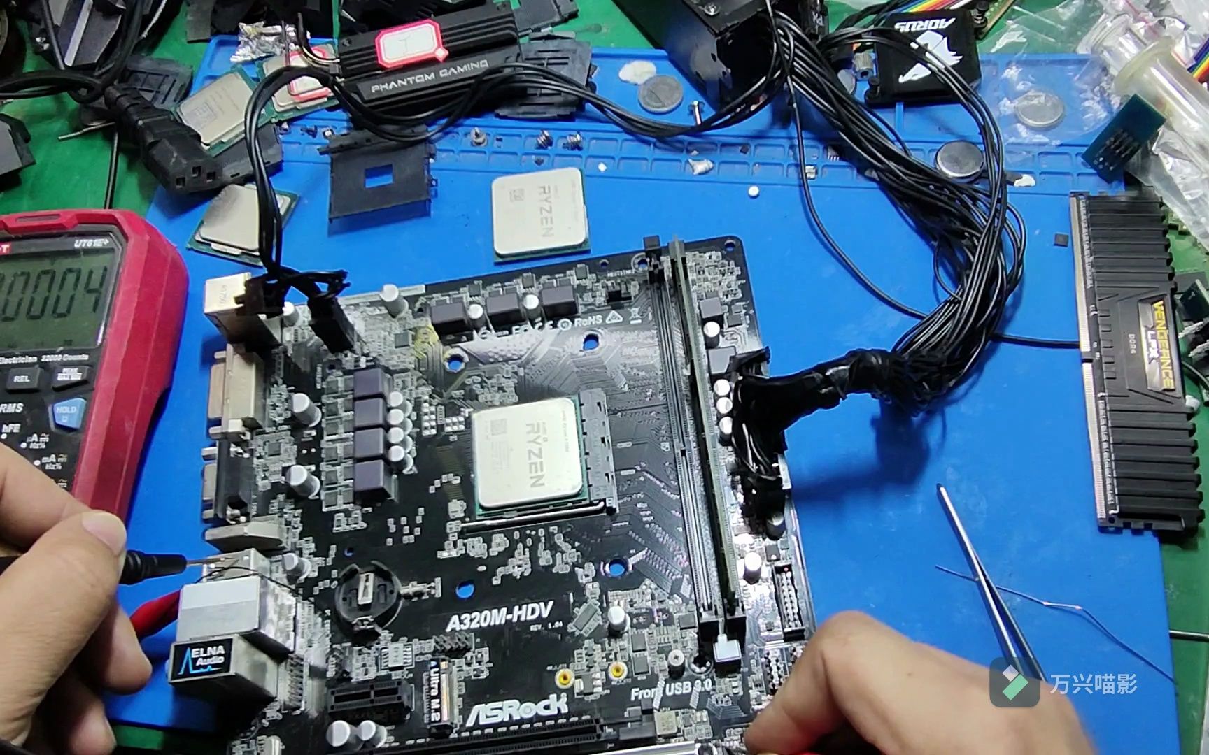 主板维修---a320 x370多主板维修