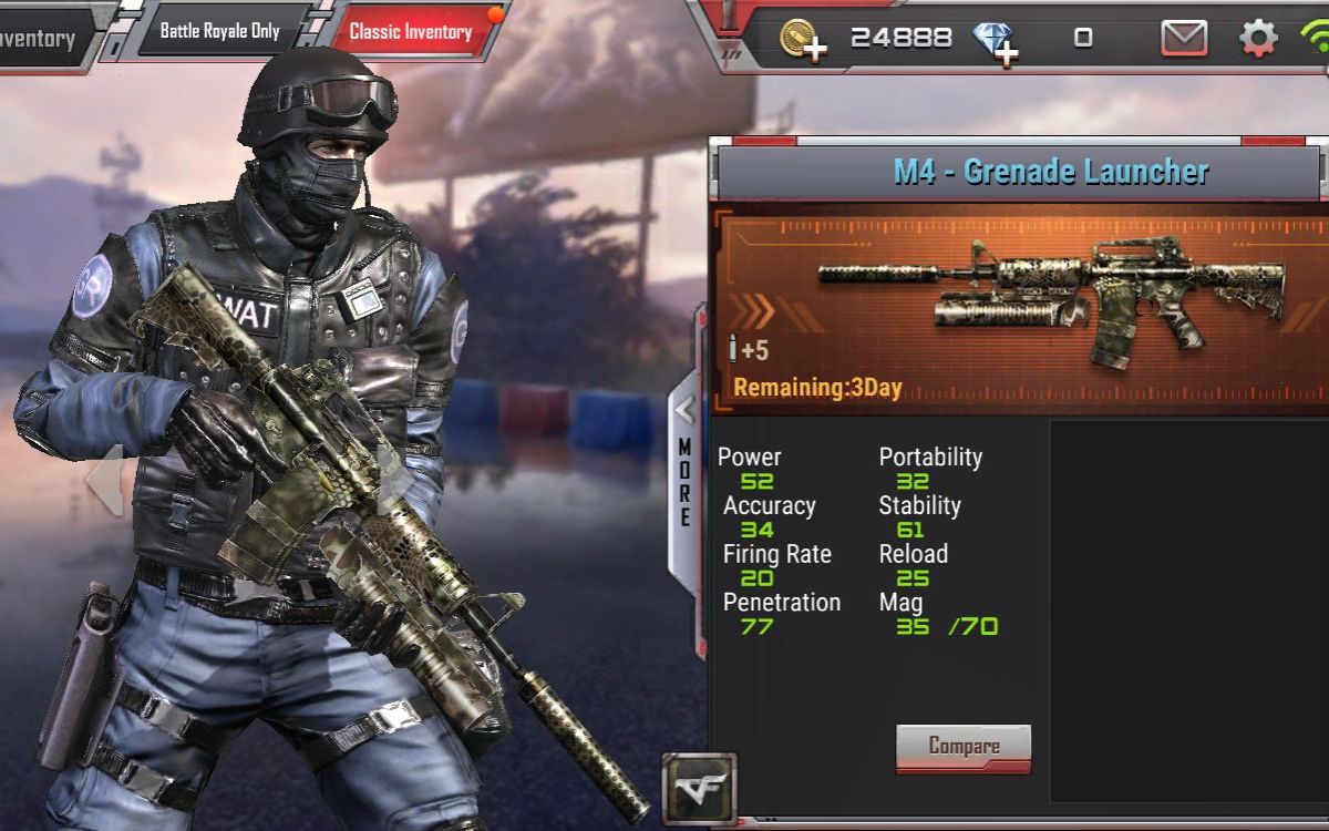 【cfm国际服】cfm国服已下架的武器m4榴弹 小皇帝