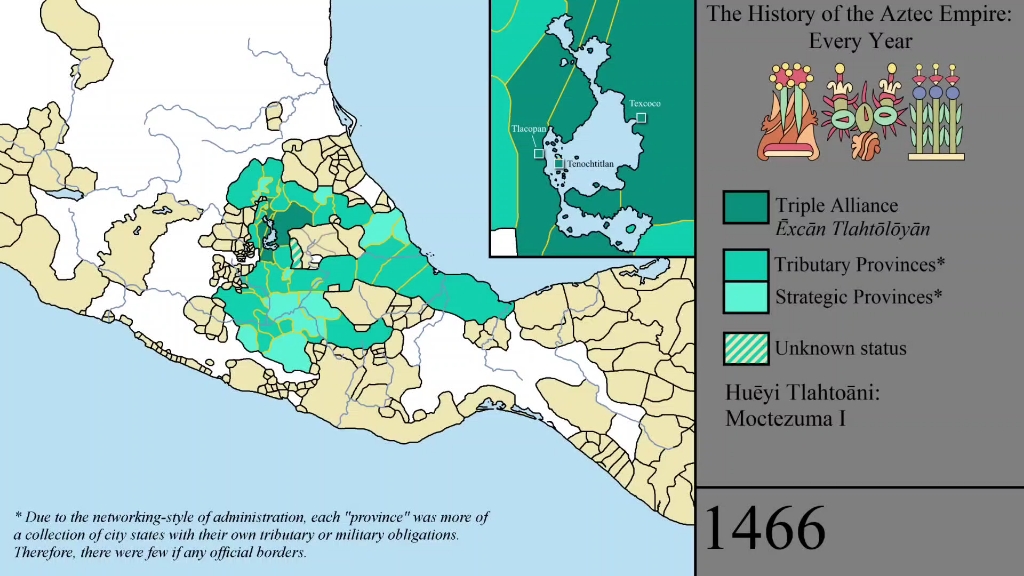 阿兹特克帝国地图图片