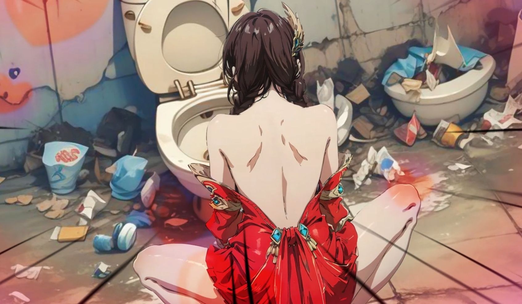 大乔被铠搞吐了