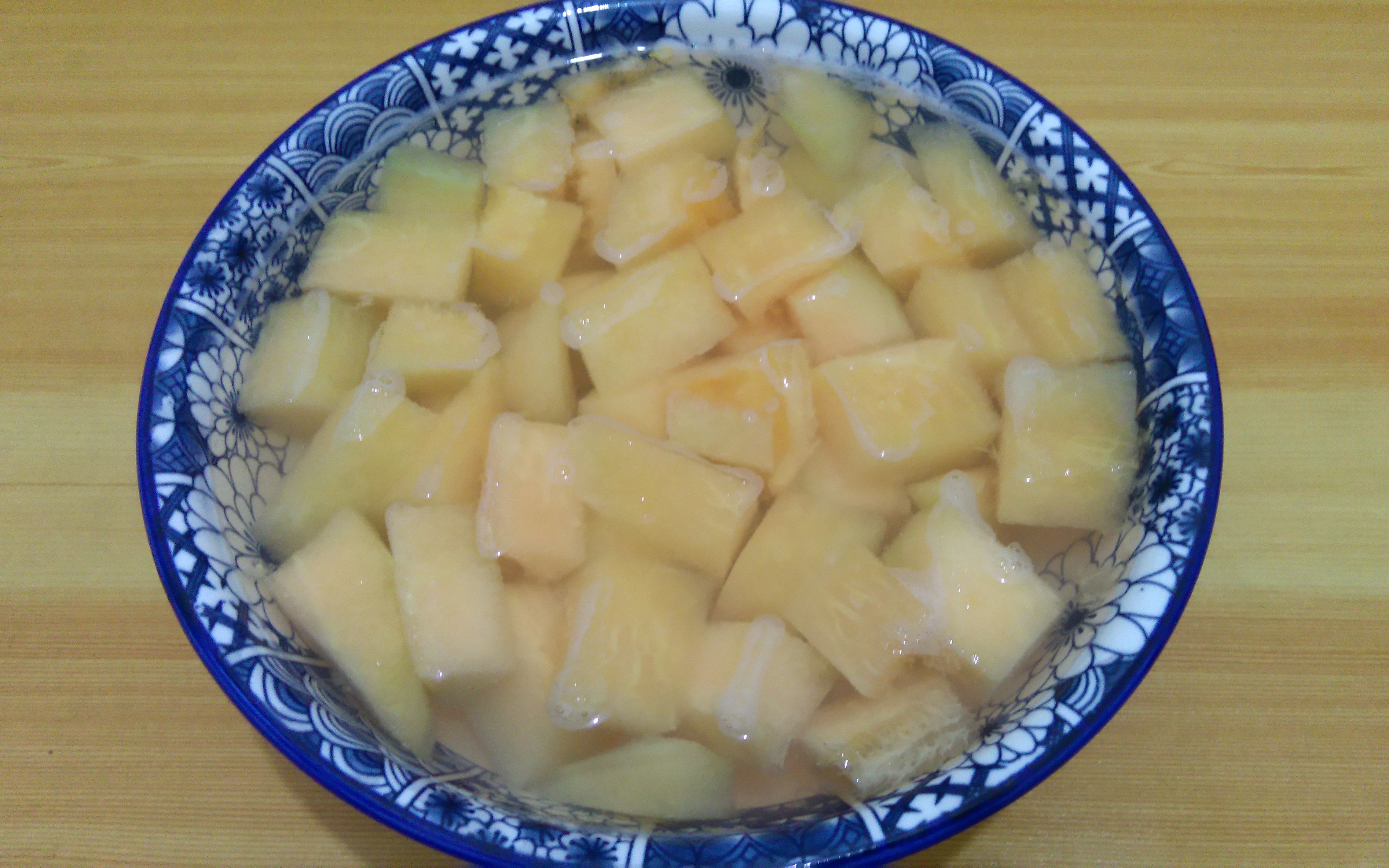 哈密瓜罐头,好吃不上火哦!