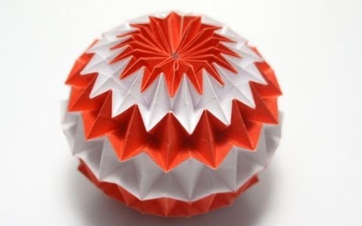 【搬运折纸教程】折一个神奇有趣的魔术球origami magic ball (dragon
